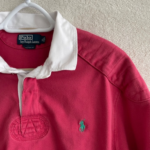 Polo by Ralph Lauren Custom Fit X-Large Men’s Rugby Shirt. - Picture 5 of 7
